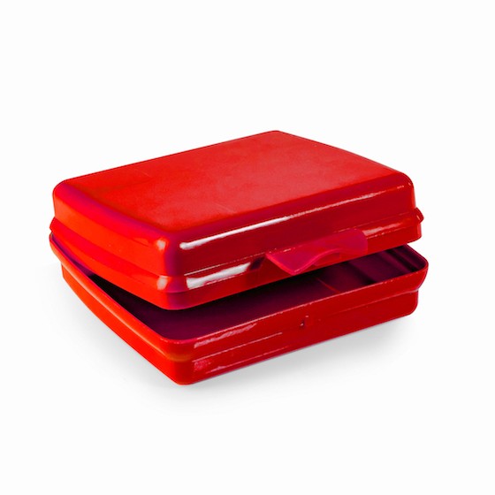 Red Sandwich Container BPA Free